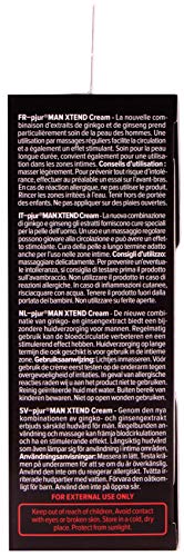 pjur MAN Xtend Cream - Crema de erección para hombres que desean más - con extracto de ginkgo y gingseng para prolongar el placer (50ml)