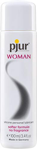 pjur WOMAN - Lubricante de silicona para mujeres - para sexo estimulante y placer duradero - ideal para piel sensible (100ml)