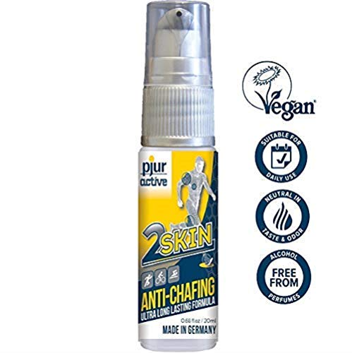 pjuractive 2SKIN - Anti-Chafing-Gel - No más apósitos ni rozaduras - protector cutáneo invisible e impermeable - 20ml (Pack de 1)