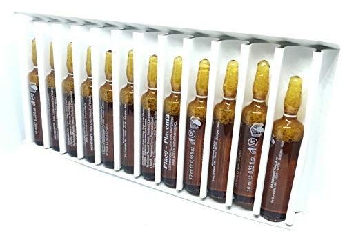 Placenta Placo - Ampollas para tratamiento intensivo antipérdida del cabello 12 x 10 ml.