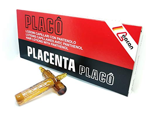 Placenta Placo - Ampollas para tratamiento intensivo antipérdida del cabello 12 x 10 ml.