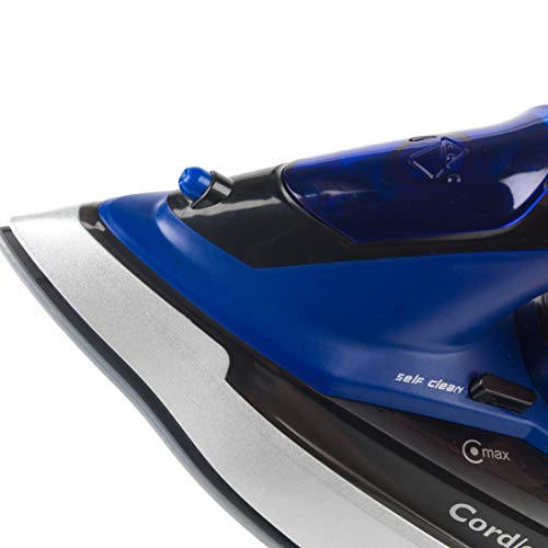 Plancha de vapor inalámbrica 2 en 1 Prolectrix® EF0274BGP-VDE con conector europeo, 2600 W