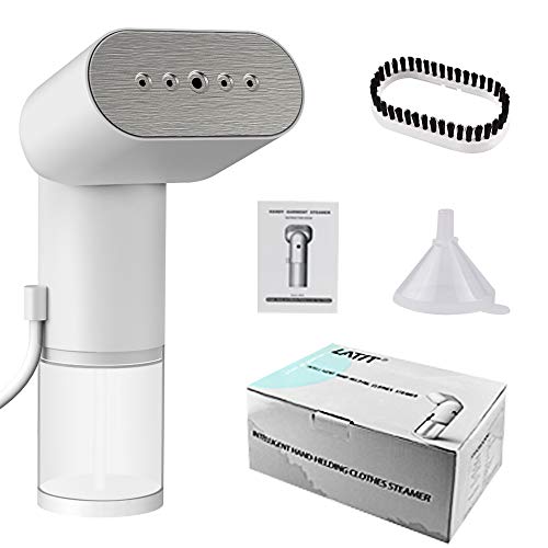 Plancha de vapor Steamer LATIT Mini cepillo de vapor ropa 1500 W vertical plancha de vapor para garmento, viajes, vacaciones, hogar, viajes de servicio