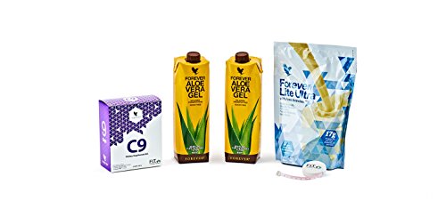Planificador de pérdida de peso de la dieta de Aloe Vera 9 – C9 Detox 2017 – Forever Living Clean 9 – C9 – Vainilla