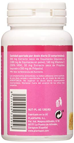 Plantapol Echinacea, Propóleo y Vitamina C - 60 Comprimidos