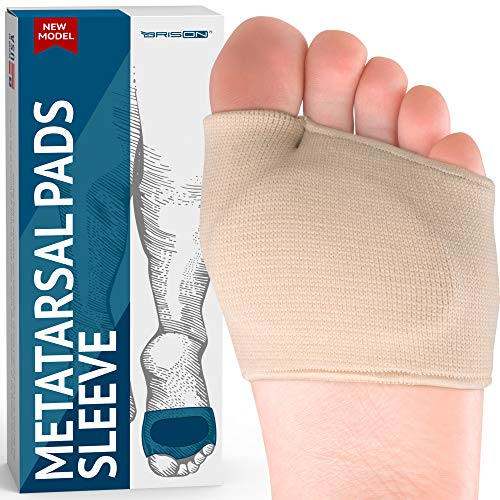 Plantillas de Gel Para el Metatarsiano - De Tejido Suaves Cuidado de Pies para el Empeine - Neuroma de Morton Blíster Callos Soporta Metatarsalgia Alivio del dolor