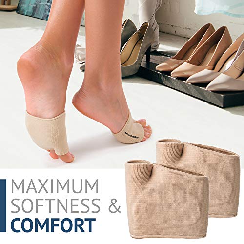 Plantillas de Gel Para el Metatarsiano - De Tejido Suaves Cuidado de Pies para el Empeine - Neuroma de Morton Blíster Callos Soporta Metatarsalgia Alivio del dolor