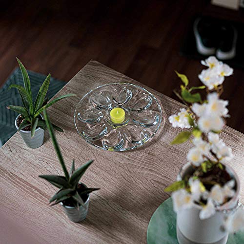 Platos para huevos de Formano para servir o como decoración, con espacio para hasta 8 huevos y una salsa, atraerá todas las miradas en cualquier comedor, cocina, salón