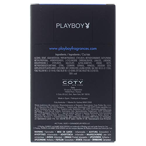 Playboy, Agua de perfume para hombres - 50 ml.