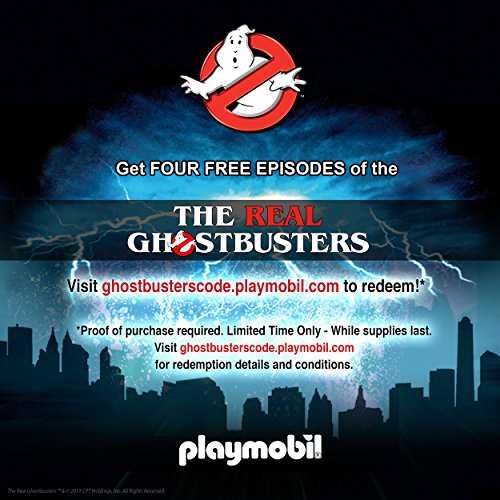 PLAYMOBIL Ghostbusters, Cuartel Parque de Bomberos, a Partir de 6 Años (9219)
