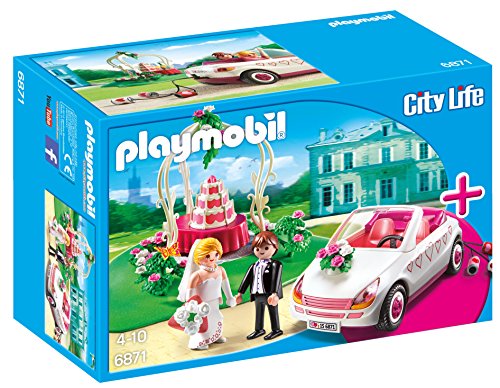 Playmobil StarterSet - City Life Fiesta de Boda Playsets de Figuras de jugete, Color Multicolor (Playmobil 6871)