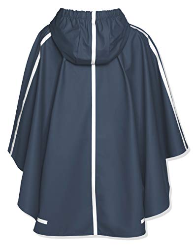 Playshoes - Abrigo Impermeable de Manga Larga Infantil, Talla 6 años (116 cm), Color Azul Marino