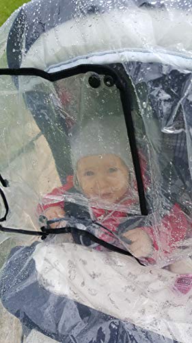 Playshoes universal Lluvia, protector de lluvia, de lluvia para, de tres ruedas con contacto Ventana