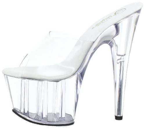Pleaser EU-ADORE-701, Plateau. para Mujer, Transparente-Transparent (Clr/clr), 36 EU