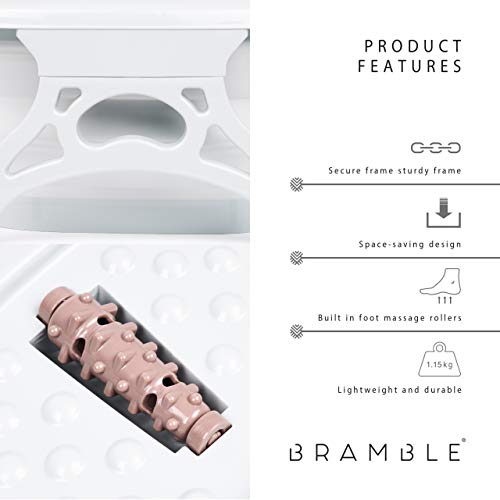 Plegable Spa de Pies con Rodillos de Masaje - Portátil y Ahorrador de Espacio - Ligero y Resistente - Pedicura, Desintoxicación - Relajante y Calmante.