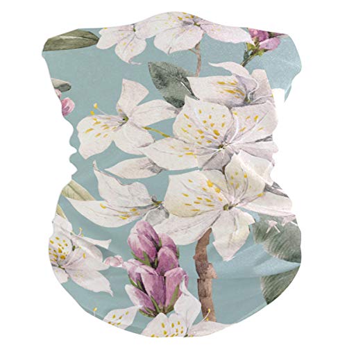 Plsdx Rododendro Colorida Flor Elástica Cintas Cabeza Envoltura Cabeza Deportes Sweatband Mascarilla Bufanda mágica Accesorios para Cabello Bandas Lazos para Mujeres Chicas Correr Fitness Yoga