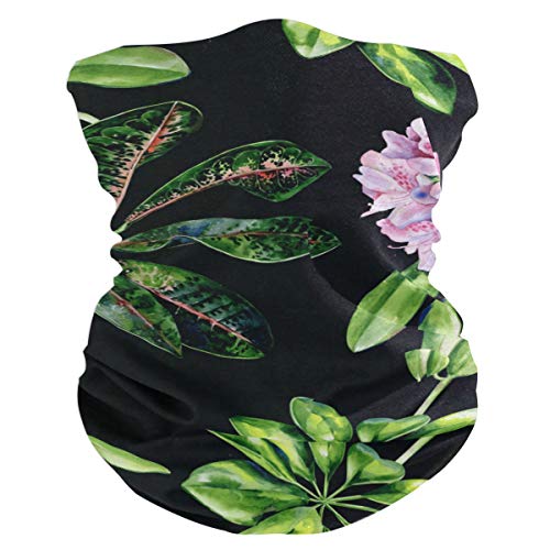 Plsdx Rododendro Colorida Flor Elástica Cintas Cabeza Envoltura Cabeza Deportes Sweatband Mascarilla Bufanda mágica Accesorios para Cabello Bandas Lazos para Mujeres Chicas Correr Fitness Yoga