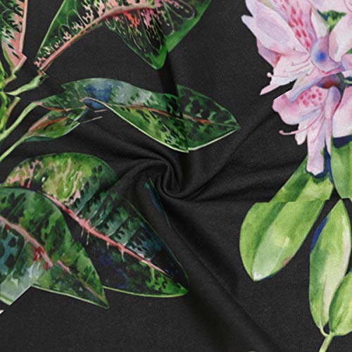 Plsdx Rododendro Colorida Flor Elástica Cintas Cabeza Envoltura Cabeza Deportes Sweatband Mascarilla Bufanda mágica Accesorios para Cabello Bandas Lazos para Mujeres Chicas Correr Fitness Yoga