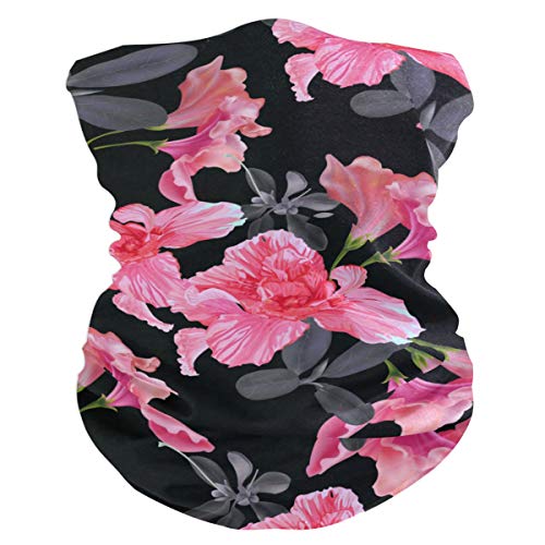 Plsdx Rododendro Colorida Flor Elástica Cintas Cabeza Envoltura Cabeza Deportes Sweatband Mascarilla Bufanda mágica Accesorios para Cabello Bandas Lazos para Mujeres Chicas Correr Fitness Yoga