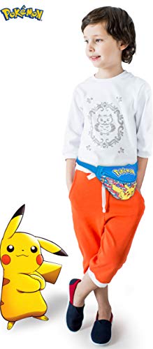 Pokémon Riñonera | Bolsa De Pikachu para Niño | Riñonera para Niños, Riñonera Ligera | Riñoneras para Exterior, Deporte, Escuela | Regalo para Niños 3 4 5 6 7 8 9 10 + Años