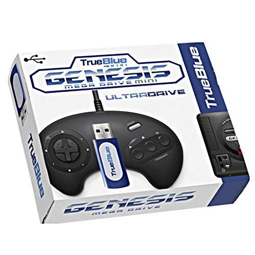 Polai True Blue Mini Ultradrive Pack para Genesis/Mega Drive Mini (813 Juegos)