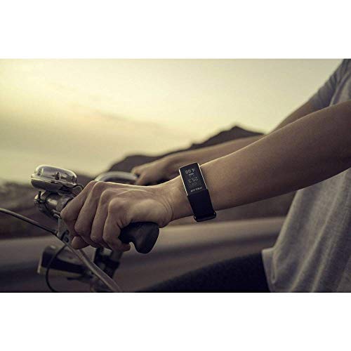 Polar A370 Correa, Unisex adulto, Negro, M/L