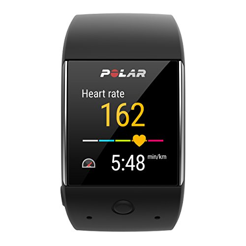 Polar M600 Smartwatch con GPS Integrado y Pulsómetro de Muñeca, Unisex Adulto, Negro, M/L