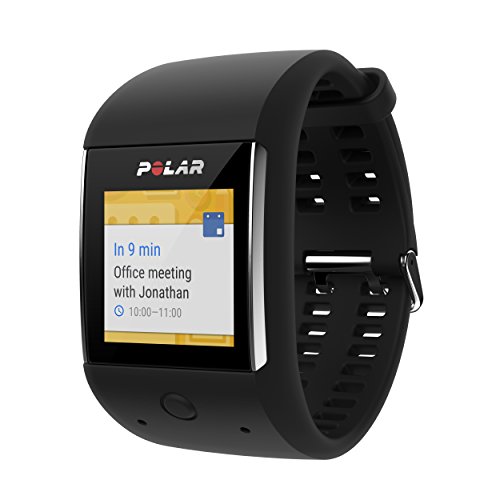 Polar M600 Smartwatch con GPS Integrado y Pulsómetro de Muñeca, Unisex Adulto, Negro, M/L