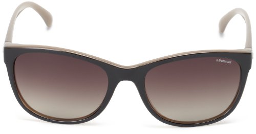 Polaroid P8339 LA KIH Gafas de sol, Negro (Black/Brown Shaded Polarized), 55 para Mujer