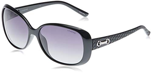 Polaroid P8430 IX KIH Gafas de sol, Negro (Black/Grey Faded Polarized), 58 para Mujer