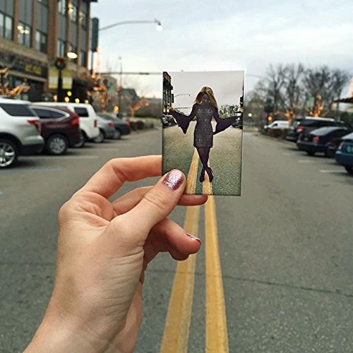 Polaroid  Zip - Impresora móvil, Bluetooth, Nfc, micro USB, tecnología Zink Zero Ink, 5 x 7.6 cm, compatible con iOS y Android, negro, 2.2 x 7.4 x 12 cm