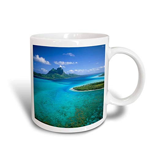 Polinesia francesa Bora Bora OC13 DPB0372 Taza de cerámica Douglas Peebles 11 oz Blanco