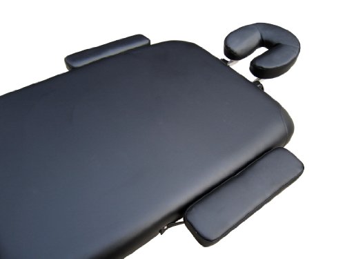 Polironeshop Mercurio - Camilla portátil, plegable, ligera, con funda, de aluminio, para masajes, tratamientos de estética, fisioterapia, depilación, reconstrucción y decoración de uñas, alargamiento de pestañas, estudio de tatuajes, ambulatorio, uso depo