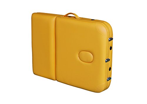 POLIRONESHOP VENERE Camilla mesa portátil para masaje estética tattoo manicura (amarillo)