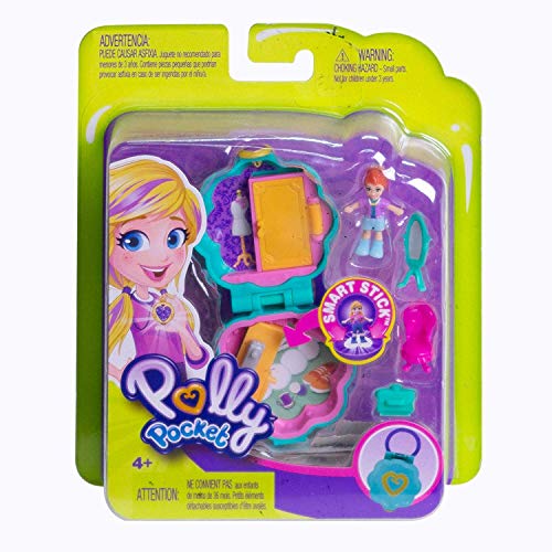 Polly Pocket Mini cofre estudio de moda, muñeca con accesorios (Mattel FRY31)