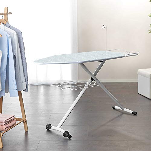 Polti Convencional Tabla de Planchar para centros de Planchado con Caldera, Blanco