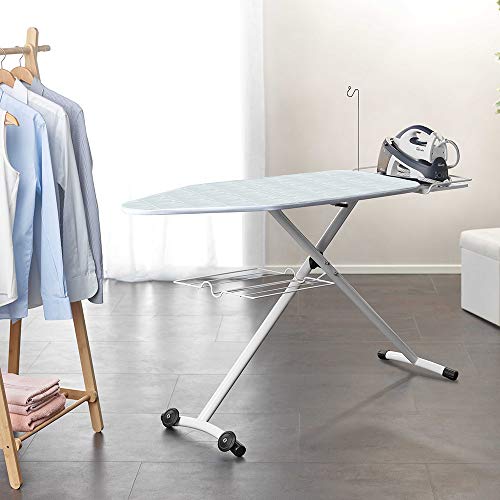 Polti Convencional Tabla de Planchar para centros de Planchado con Caldera, Blanco