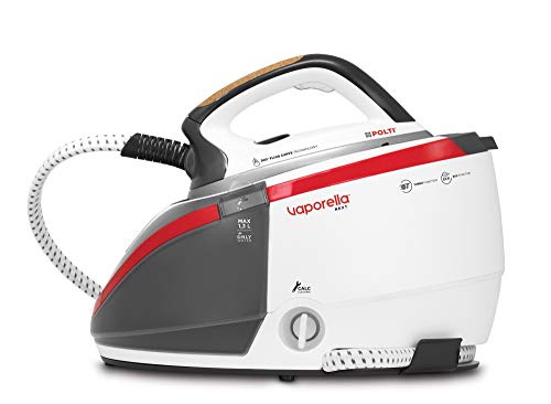 Polti Vaporella Next VN 18.35 Centro de Planchado con Caldera de Alta, 6, 15 Bares presión Bomba, Autonomía ilimitada, Steam Pulse 350G, Turbo y función Eco, Blanco/gris