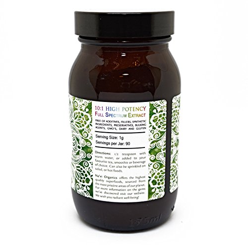 Polvo de extracto de raíz de ortiga | Silvestre cosechado | Extracto de espectro completo (90g)