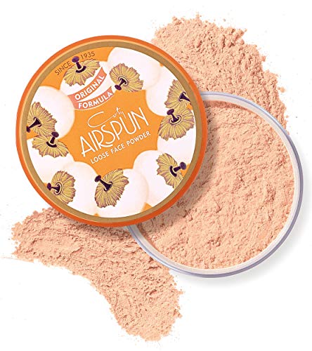 Polvos faciales sueltos COTY Airspun Loose, rosa beige