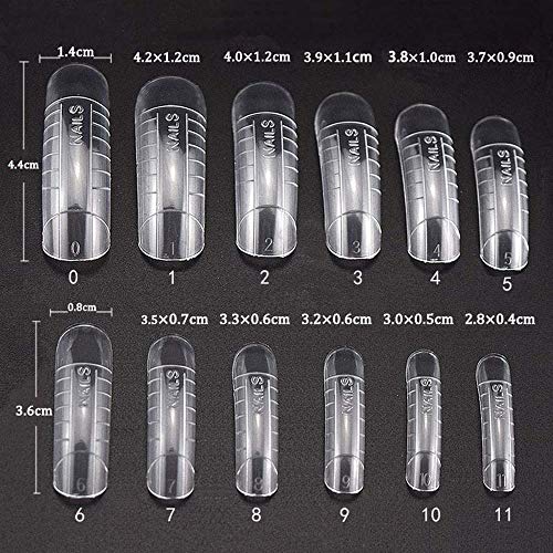 Polygel nail kit,Anself - Alargador de uñas de gel + 48 piezas Consejos para la construcción de moldes rápidos Set