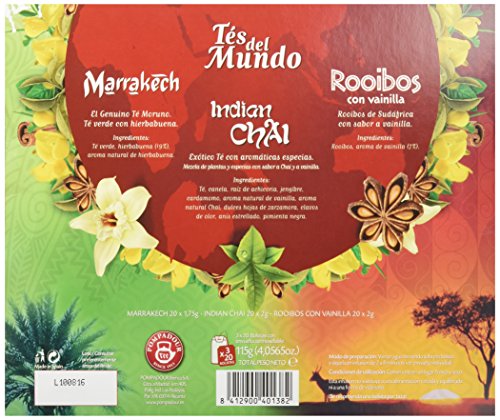 Pompadour Cofre Tés del Mundo - 60 Bolsitas