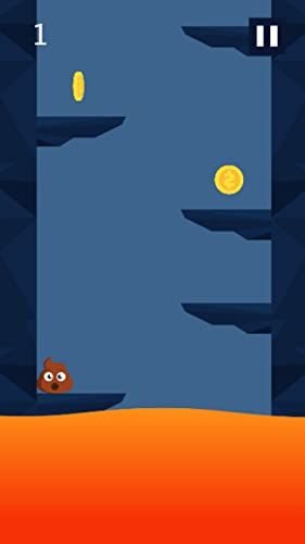 Poop Emoji Avoids LAVA! Jump Up From Hot Floor: Tube Poo Meme Challenge Free Arcade Game