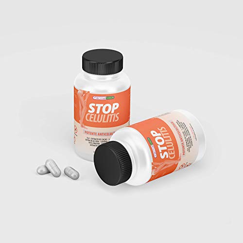 Potente Anticelulítico y Reductor Intensivo | Cápsulas Anticelulitis | Elimina la piel de naranja de forma eficaz | Fórmula completa de rápida actuación con CLA, l-carnitina y cafeina | 100 cápsulas
