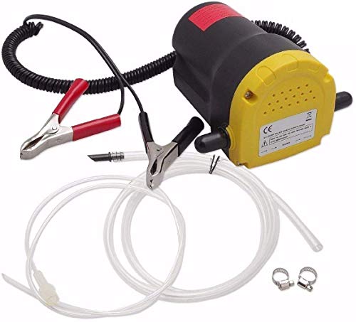 Poweka Bomba de Extracción de Aceite 60W 12V Bomba de Aceite de Aspiración para Automóviles/Motocicletas/Barcos/Caravanas/Camiones, Bomba de Transferencia de Aceite y Diesel