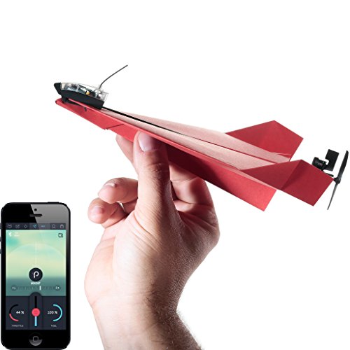 PowerUp 896964 - Aeroplano de papel compatible con smartphones, rojo , color/modelo surtido