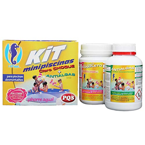 PQS-1617028 kit mini piscinas cloro+antialgas