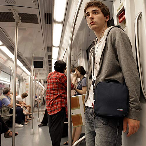 PracticFood - Urban Food Negro con Cubiertos Laken. Bolsa Térmica Porta Alimentos con Tapers Herméticos