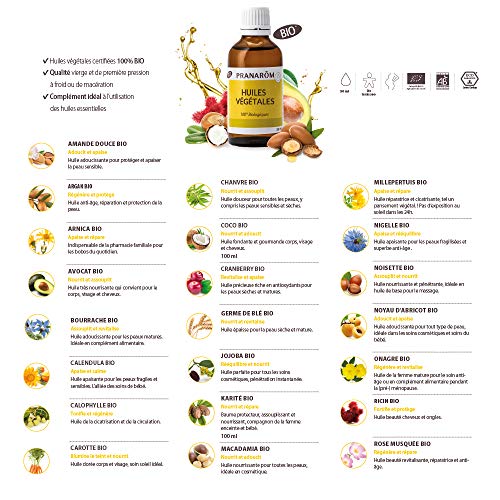 Pranarm Onager Vegetable Oil 100% Organic by Pranarom