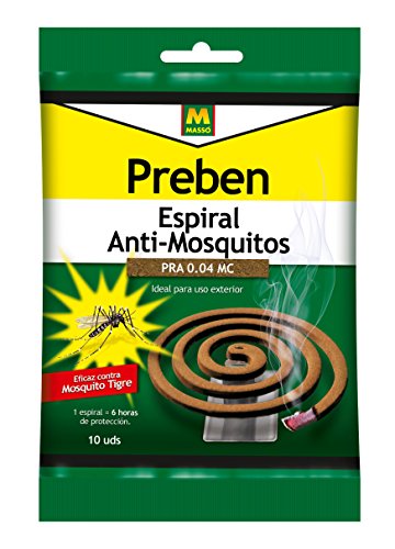 PREBEN 231453 Espiral Anti-Mosquitos, Marrón, 10.5x16.5x2 cm